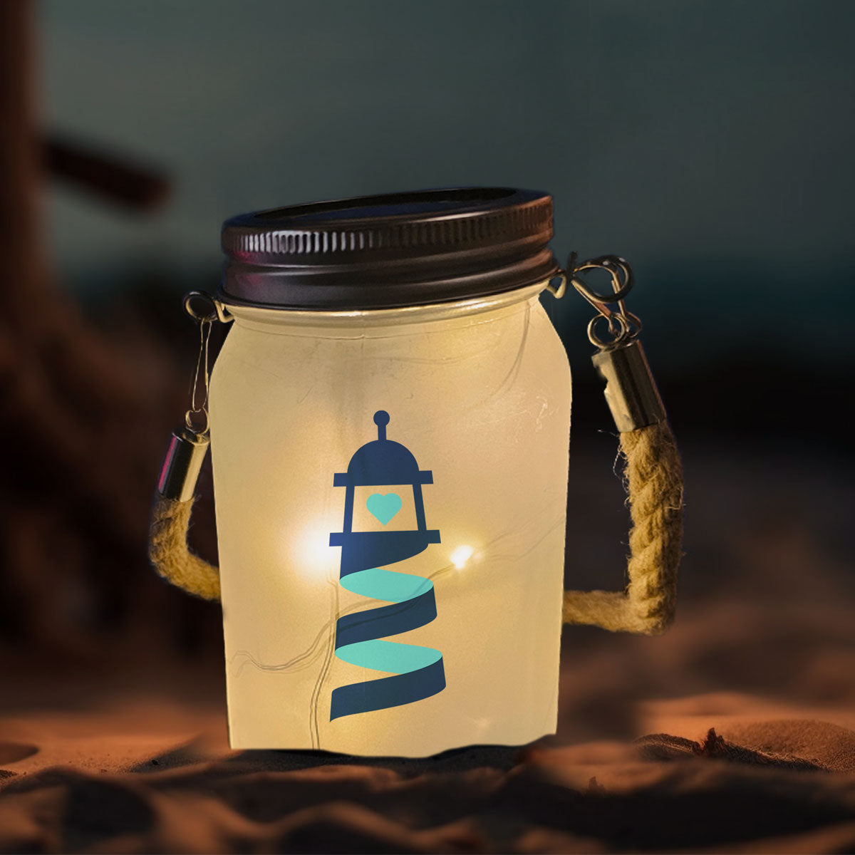 Lanterne Solaire Inspirante - L’important pour un phare, ce n’est pas d’être grand et solide, mais bien d’être allumé.