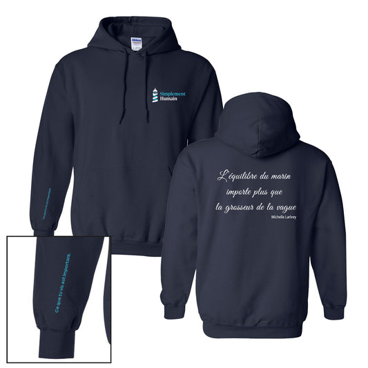 Hoodie "Équilibre" - Simplement Humain