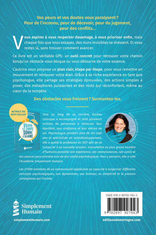 Livre ''Quand la peur t'empêche d'avancer''