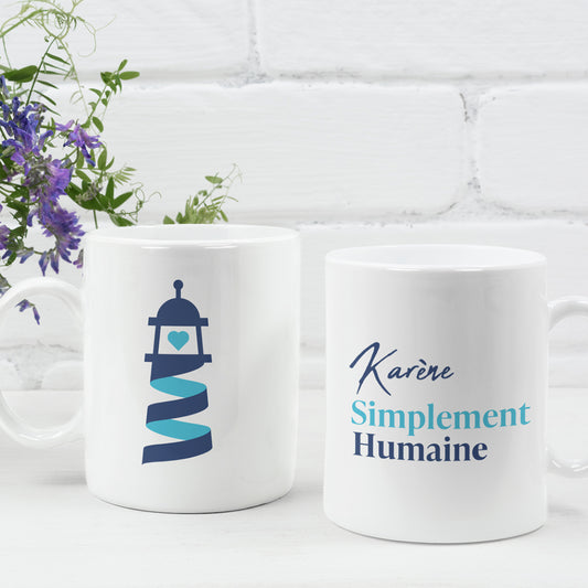 Tasse personnalisée [Ton prénom] Simplement Humaine